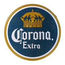 월드원기프트 빈티지 철제 원형 틴사인보드 벽장식 액자 포스터 카페 술집 호프집 펍 인테리어, O7