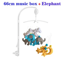 아기용 이동식 딸랑이 장난감 0-12 개월 회전 목마 침대 홀더 아기 모빌 침대 벨 엄마 신생아용 수제 장난감, 캐리와 장난감 친구들, CombinationG