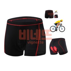 자전거바지패드 L 레드 자전거패드팬츠