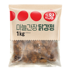 바이오마켓_식자재왕 마늘간장닭강정, 5개, 1kg