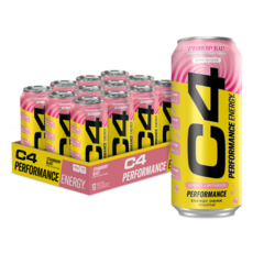 C4 無糖能量飲料 草莓風味, 12罐