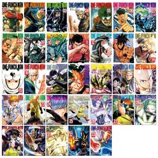 (오늘 출발) 원펀맨 One Punch Man 만화책 1-33권 전권 세트 + 일러스트 미니 포스터 2종 제공