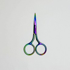 미소데이샵 미니 가위 소형 스테인리스, 블루