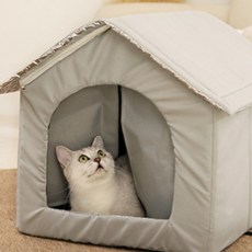 구조 포함 길고양이 외부용 가림막 눈비 집 차단 입구, 1개, 상세페이지 참조