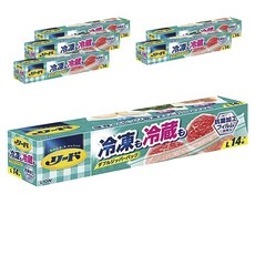 Reed 냉동도 냉장도 신선 보관 더블지퍼백, 대(L), 6개, 14개입