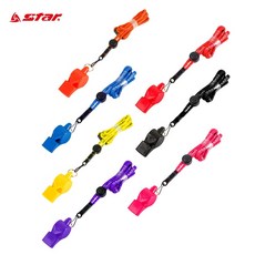 스타 심판휘슬 폭스호각 펄 호루라기 XH261, 블랙, 1개