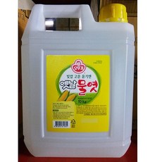 대량 옥수수물엿 10k 말통 콘시럽 업소용 옛날 백물엿, 10kg, 1개
