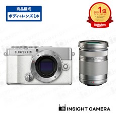 PEN E-P7 + M.ZUIKO DIGITAL ED 40-150mm F4.0-5.6 R 올림푸스 바디 화이트 망원 줌 렌즈