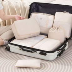 여행용 파우치 다용도 기내용 캐리어 여행용 수납 정리함 용품 캠핑용 휴대용 보조 캠핑 생활 메쉬 분리