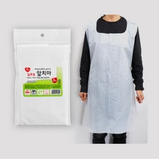 더비인 비닐 방수 위생 30매 앞치마, 백색