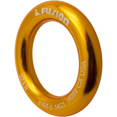 퓨전 클라이밍 퍼펙트 텐션 알루미늄 대형 오링, 2.625" Gold