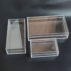 고급 두꺼운 플라스틱 선물 아크릴 음식 상자 투명 직사각형, G. 11114cm1 패키지