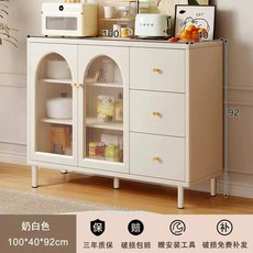 홈카페장 주방 서랍 찬장 01. 라탄모델 80cm 선반 진열대 수납 장식장 그릇장식장, U01KSSZE32EBA4TVAYTF6FW1R0-004, D. 크림색 100cm