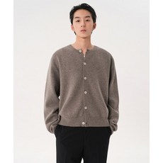 MUSINSA STANDARD 라운드 넥 크롭 가디건 [토프]