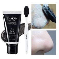 블랙헤드 각질 피지제거 숯폭탄 깜장 코팩 모공 진정 관리, 1.숯폭탄깜장코팩40ml1개, 1개입, 1개