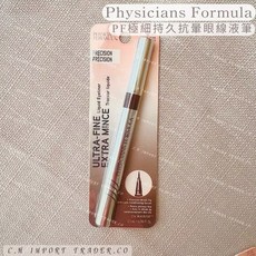 Physicians Formula 極細持久抗暈眼線液筆, 棕色, 1個