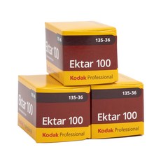 Kodak 컬러 네거티브 필름 엑터 100 35mm 36장 촬영 3개 팩
