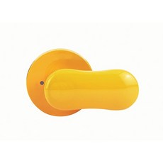 국산 항균 앙팡 방문손잡이 아이방 어린이집 유치원 학원 안전한 미니손잡이 문고리 레버 도어락, 노랑버튼, 1개