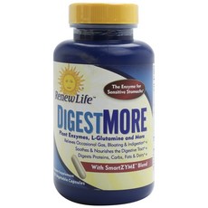 Renew Life Formulas 酵素酶L-谷氨酰胺素食膠囊, 135顆, 1罐