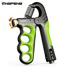 LINGPENG 5-100kg Grip Strength Gym WristExpander Hand Strengthener AdjustableMuscle Recovery, Green, 1개