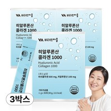 비타민마을 히알루론산 콜라겐 1000, 3개, 30g