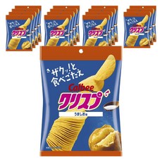 Calbee 卡樂比 酥脆鹽味洋芋片, 16個, 45g