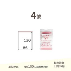 好事得包材 PE夾鏈袋 零錢袋 飾品袋 保鮮收納袋 多尺寸可選, 1個, PE-4號-超取上限35包