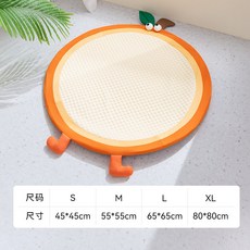 寵物涼感墊 貓咪夏季降溫睡墊 寵物用品, 1個, 橙色