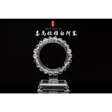 【白阿塞】喜馬拉雅高山白水晶 白阿塞爆彩手串 限量人氣商品 晶寶YA288, 9mm（手圍：16cm）, 1個
