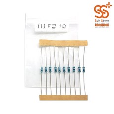 막대저항(국산) 128종 1/4W F급(10개) (180Ω~9.1KΩ), 250Ω - 10개