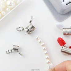 비즈공예 재료 구슬 알 고정 작업 보조 스프링 클립 [1개], Small-기본