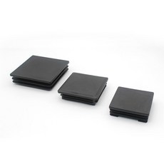 塑料管塞方管內塞堵頭 不銹鋼管堵頭封頭 桌椅墊傢具套 (100個裝) 101, 1個, 15*15MM方管內塞 100個
