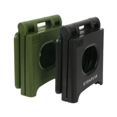 캠핑 폴딩 스툴 접이식 미니 BBQ 낚시 초경량 의자, 카키그린 FS22GN, 1개