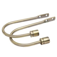 창문 치료용 드레이퍼 후크 세트 2Pcs 벽걸이 커튼 타이백 홀더, Blue patina