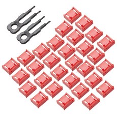 Fort Lee USB 포트락 잠금장치 키2pc 잠금알30pc레드