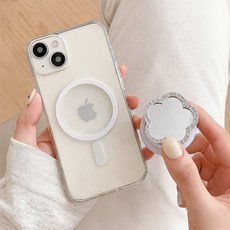 프렌티 맥세이프 거울 스마트톡, 1개, 플라워 1개, 플라워