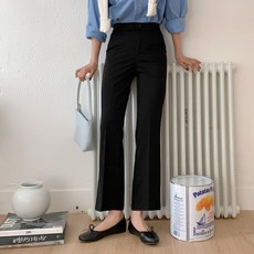 [XS~2XL155~170ver]여성 스판 밴딩 부츠컷 슬랙스 9부 롱 숏 바지 하객룩 빅사이즈