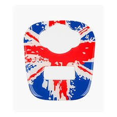 [주주파츠몰] 미니쿠퍼 3세대 시거잭 AUX 억스 USB 테두리 에폭시 스티커 F55 F56 호환 용품, 빈티지 유니온잭vv, 1개