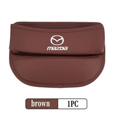 마쯔다 자동차 시트 오거나이저 가죽 틈새 수납함 악셀라 데미오 아텐자, 1개, 14. MAZ-03W-brown-1PCS