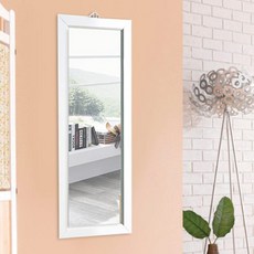 우드웰 벽걸이 사각전신거울 400 x 1200, 웬지