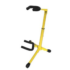台灣製造 GT-500 烏克麗麗架 (可收折) 小提琴架 二胡架 中提琴架 尤克里里架 二胡支架 可攜式樂器架, 1個, 黃色, 黃色