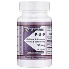 Kirkman P-5-P 維生素 B-6 50 毫克膠囊, 100入, 1個