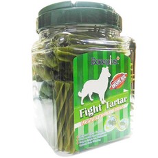 Boneplus 潔牙骨 薄荷起司草本牛奶, 1個, BP超效螺旋六星潔牙棒 700g,M