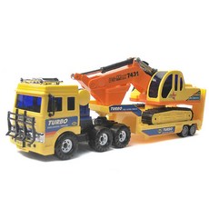 남아환장선물 모래놀이용 포크레인 트럭완구 운전 크리스마스 경주, 1개