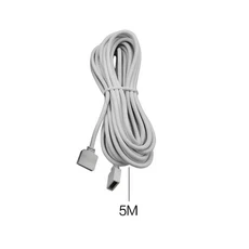 4Pin RGB LED 커넥터 연장 케이블 5050 3528 스트립 조명 전원 공급 장치 코드용 와이어, 4Pin핀 모 블랙