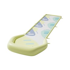 兒童噴水滑道 夏季戶外庭院滑水玩具, 淡彩幾何滑水道480*163cm, 1套