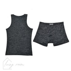 생활방 남성 런닝 드로즈 세트 남성런닝