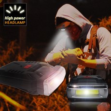 블랙울프 캡라이트 헤드랜턴 LC-9007, 블랙, 1개