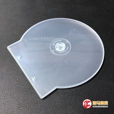 加厚光盤盒 DVD 半圓 CD收納盒 扇形光碟外殼 塑膠保護殼, 1個, 約20克加厚光盤盒,1個試用, 約20克加厚光盤盒