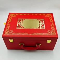 접이식 미들 미니 사무실 다이 풀세트 탁구 탁구대, 1개, U. 금색 용두 망치+금색 받침대+가죽